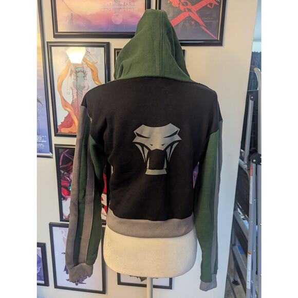 Kigustop Snake Crop Sweatshirt Sz S - Picture 2 of 2